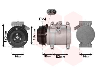 VAN WEZEL Kompressor,kliimaseade 0800K039